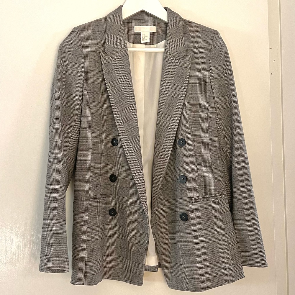 NWOT Plaid Blazer size 2